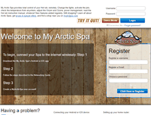 Tablet Screenshot of myarcticspa.com